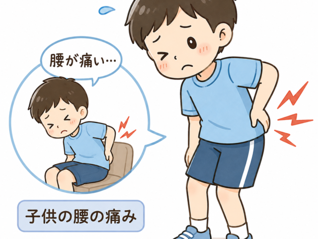 子供の腰の痛み