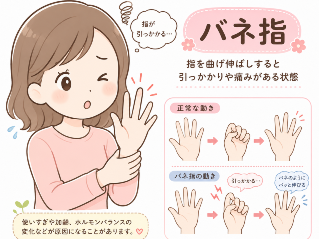 バネ指